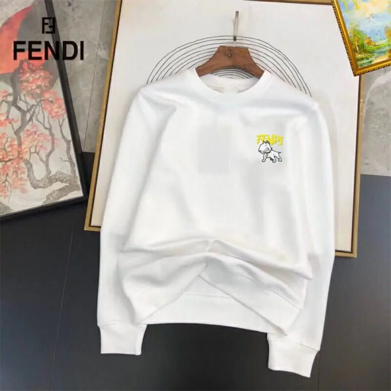 fendi sweatshirt manches longues pour homme s_1226472